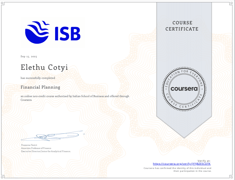 Professional Development Certificate 12